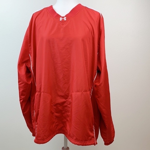 Under Armour pull on breathable lined pull cord waist windbreaker zipper pockets - Picture 4 of 9